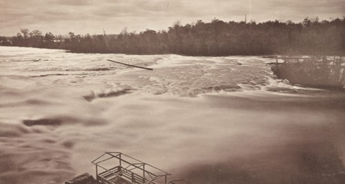 Upper American Rapids and Goat Island Shore; George Barker, American, 1844 - 1894, Albany, New York, United States; 1880