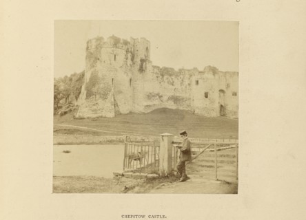 Chepstow Castle; Francis Bedford, English, 1815,1816 - 1894, Chepstow, Monmouthshire, Wales; 1862; Albumen silver print