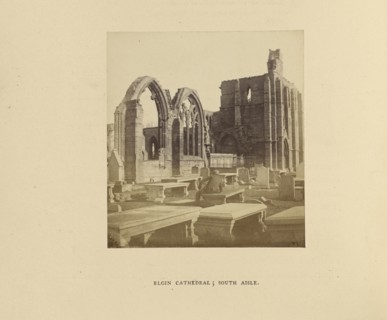 Elgin Cathedral; South Aisle; George Washington Wilson, Scottish, 1823 - 1893, London, England; 1862; Albumen silver print