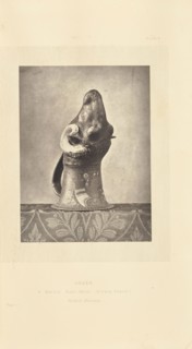 Ram's head cup; William Chaffers, British, active 1870s, London, England; 1872; Woodburytype; 12 × 8.9 cm, 4 3,4 × 3 1,2 in