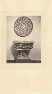 Decorative plate and bowl; William Chaffers, British, active 1870s, London, England; 1872; Woodburytype; 12 × 8.9 cm