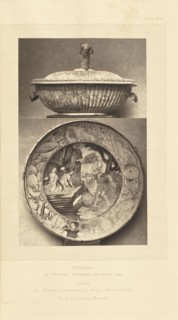 Tureen and plate; William Chaffers, British, active 1870s, London, England; 1872; Woodburytype; 15.4 × 9.5 cm