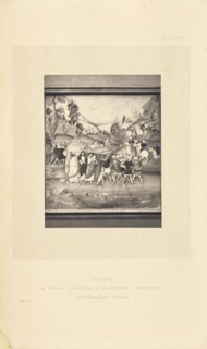 Painted plaque of Joseph and his brothers; William Chaffers, British, active 1870s, London, England; 1872; Woodburytype