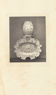 Jar and plate; William Chaffers, British, active 1870s, London, England; 1872; Woodburytype; 11.5 × 9.2 cm, 4 1,2 × 3 5,8 in