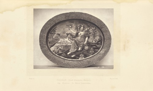 Decorative plate; William Chaffers, British, active 1870s, London, England; 1872; Woodburytype; 9.5 × 12.6 cm