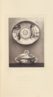 Ecuelle and tray; William Chaffers, English, 1811 - 1892, London, England, Europe; 1871; Woodburytype; 11.9 x 8.6 cm