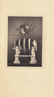 Tea pot and barrel; William Chaffers, English, 1811 - 1892, London, England, Europe; 1871; Woodburytype; 12 x 8.3 cm, 4 3,4 x 3