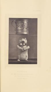 Mug and bear jug; William Chaffers, English, 1811 - 1892, London, England, Europe; 1871; Woodburytype; 11.7 x 7.3 cm