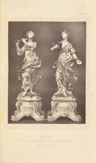 Pair of stautettes; William Chaffers, English, 1811 - 1892, London, England, Europe; 1871; Woodburytype; 14.6 x 11.1 cm