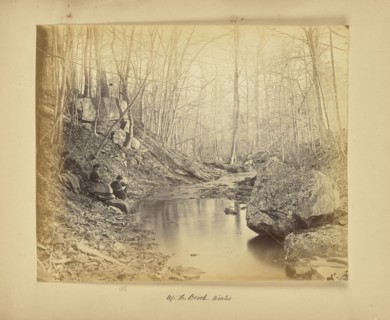 Up the Brook - Winter; Thomas E. Jevons, American, born England, 1841 - 1919, New York, New York, United States, North America