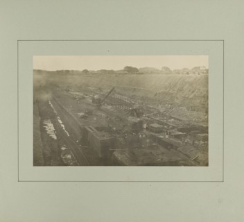 Site of Eastham Locks and Entrance; G. Herbert & Horace C. Bayley; Manchester, England; negative May 1889; print 1894; Gelatin