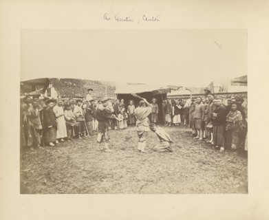 An Execution, Canton; William Saunders, English, 1832 - 1892, Canton, Canton, China; 1860 - 1879; Albumen silver print