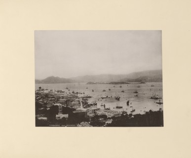 Hongkong from Kennedy Road; Unknown maker; Hong Kong, China; 1870s - 1880s; Albumen silver print