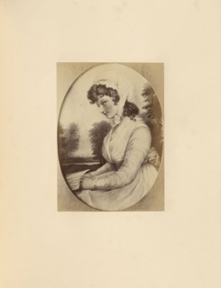 Portrait of a Lady; Charles Thurston Thompson, English, 1816 - 1868, London, England; 1865; Albumen silver print