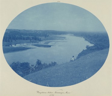 Wingdams below Ninninger, Minnesota; Henry P. Bosse, American, 1844 - 1903, Ninninger, Minnesota, United States; 1891