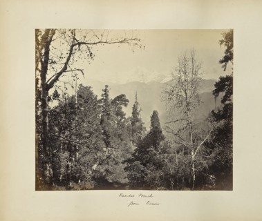 Bunderpoonch, the Jumnootri Peak, 20,758 feet, from the heights above Barsoo; Attributed to Samuel Bourne, English, 1834 - 1912