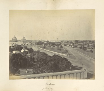 Lucknow; Oudh Exhibition and surrounding Scenery; Samuel Bourne, English, 1834 - 1912, Lucknow, Uttar Pradesh, India, Asia