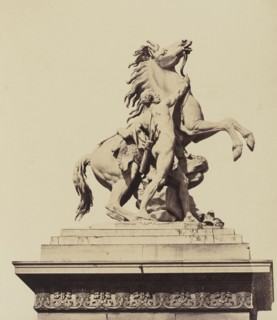 Cheavaux de Marly, No. 73, Édouard Baldus, French, born Germany, 1813 - 1889, Paris, France; 1860s; Albumen silver print