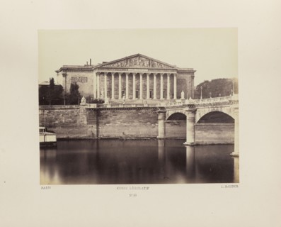Corps Législatif, No. 55, Édouard Baldus, French, born Germany, 1813 - 1889, Paris, France; 1860s; Albumen silver print