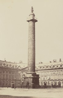 Colonne Vendôme, No. 30, Édouard Baldus, French, born Germany, 1813 - 1889, Paris, France; 1860s; Albumen silver print