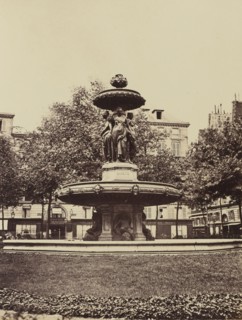 Fontaine Louvois, No. 77, Édouard Baldus, French, born Germany, 1813 - 1889, Paris, France; 1860s; Albumen silver print