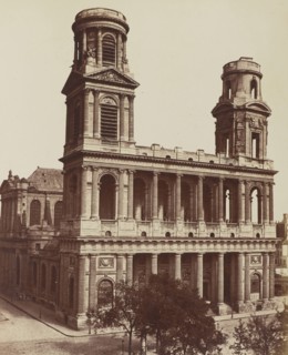 Saint Sulpice, No. 94, Édouard Baldus, French, born Germany, 1813 - 1889, Paris, France; 1860s; Albumen silver print
