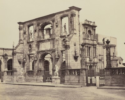 Porte de Gaillon, No. 49, Édouard Baldus, French, born Germany, 1813 - 1889, Paris, France; 1860s; Albumen silver print