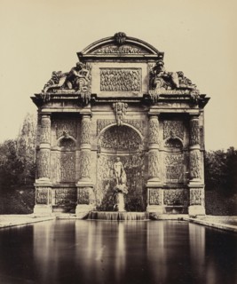 Fontaine du Luxembourg, No. 61, Édouard Baldus, French, born Germany, 1813 - 1889, Paris, France; 1860s; Albumen silver print