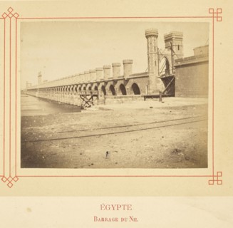 Barrage du Nil; Félix Bonfils, French, 1831 - 1885, Alais, France; about 1878; Albumen silver print