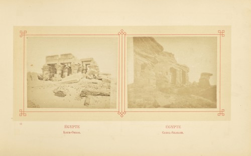 Koum-Ombos; Félix Bonfils, French, 1831 - 1885, Alais, France; about 1878; Albumen silver print