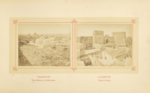 Vue générale de Jérusalem; Félix Bonfils, French, 1831 - 1885, Alais, France; about 1878; Albumen silver print