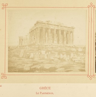 Le Parthénon; Félix Bonfils, French, 1831 - 1885, Alais, France; about 1878; Albumen silver print