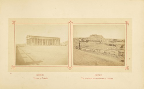 Temple de Thésée; Félix Bonfils, French, 1831 - 1885, Alais, France; about 1878; Albumen silver print