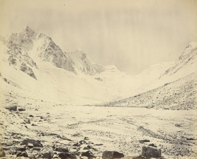 Spiti, The Turre Pass, Elevation 15,282 feet; Samuel Bourne, English, 1834 - 1912, India; 1866; Albumen silver print
