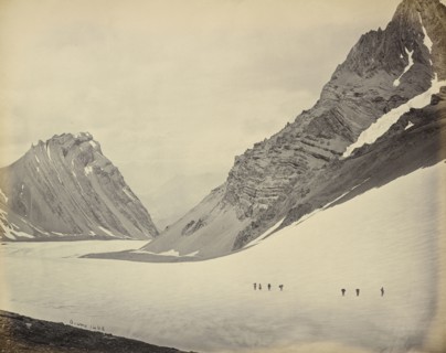 Spiti: The Manirang Pass, Elevation 18,600 feet; Samuel Bourne, English, 1834 - 1912, India; 1866; Albumen silver print