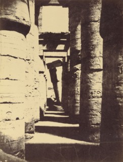 Interior view of a hypostyle hall; Henry Cammas, French, 1813 - 1888, André Lefèvre, French, 1834 - 1904, Henry Cammas, French