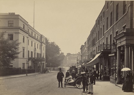 Leamington, Lower Parade and Regent Hotel; Francis Bedford, English, 1815,1816 - 1894, Chester, England; about 1860 - 1870