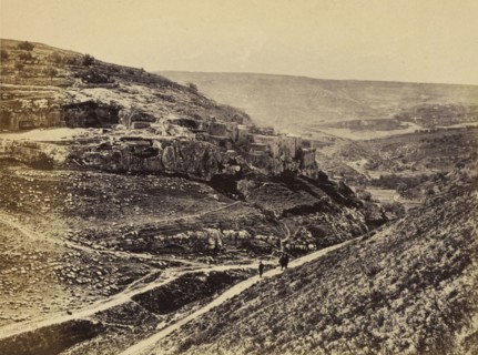 Jerusalem, The Village of Siloam, in the Valley of Jehoshaphat, with the Hill of Evil Counsel and the Valley of Hinnom; Francis