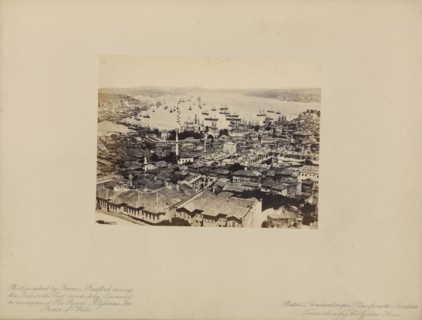 Constantinople, View from the Seraskier Tower, Showing the Golden Horn; Francis Bedford, English, 1815,1816 - 1894, London