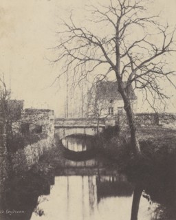 Pont sur un torrent; Édouard Loydreau, French, 1820 - 1905, Louis Désiré Blanquart-Evrard, French, 1802 - 1872, Lille, France