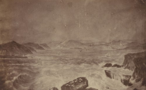 Photograph of a Seascape Painting; French, Louis Désiré Blanquart-Evrard, French, 1802 - 1872, Lille, France; about 1853