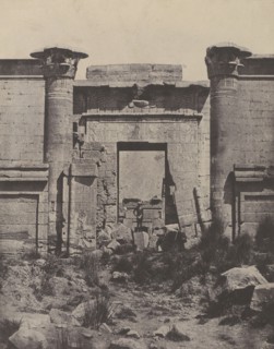 Thèbes: Petit Temple de Médinet-Habou; Maxime Du Camp, French, 1822 - 1894, Louis Désiré Blanquart-Evrard French, 1802 - 1872