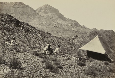 The Summit of Gebel Moosa, Sinai; Francis Frith, English, 1822 - 1898, Sinai, Egypt; 1858; Albumen silver print