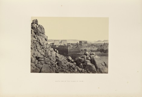 South End of the Island of Philae; Francis Frith, English, 1822 - 1898, Aswan, Egypt; 1857; Albumen silver print