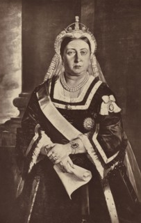 Her Majesty Queen Victoria, Empress of India; Bourne & Shepherd, English, founded 1863, London, England; 1877; Woodburytype