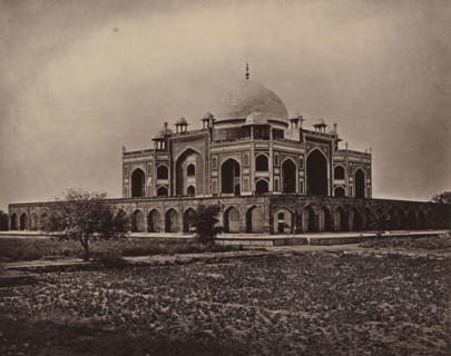 Tomb of the Emperor Humayun; Samuel Bourne, English, 1834 - 1912, London, England; 1877; Woodburytype; 13.8 x 17.4 cm