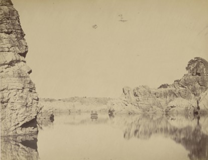 The Marble Rocks, Jubbulpore; Jabalpur, India; about 1863 - 1874; Albumen silver print