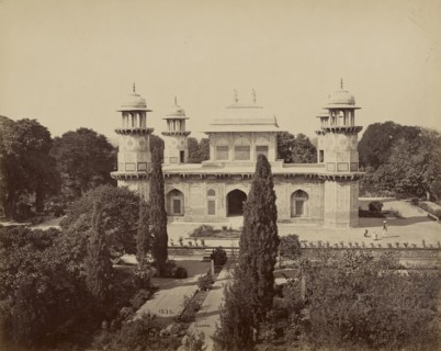 Mausoleum of Etmad Dowla, Agra; Samuel Bourne, English, 1834 - 1912, Agra, India; 1866; Albumen silver print