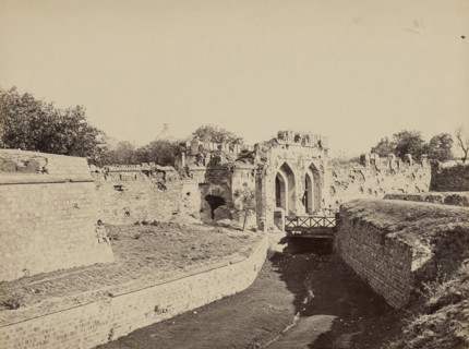 The Kashmir Gate, Delhi; Samuel Bourne, English, 1834 - 1912, Delhi, India; about 1866; Albumen silver print