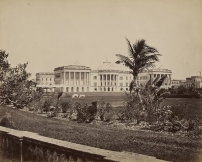 Government House, Calcutta; Samuel Bourne, English, 1834 - 1912, Calcutta, India; 1867 - 1868; Albumen silver print